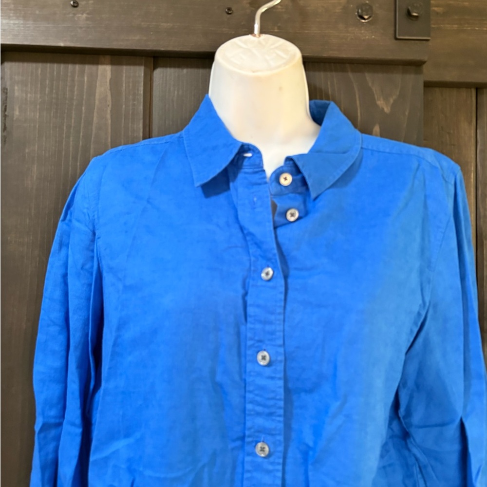 J. Crew Blue button down medium - Picture 2 of 5